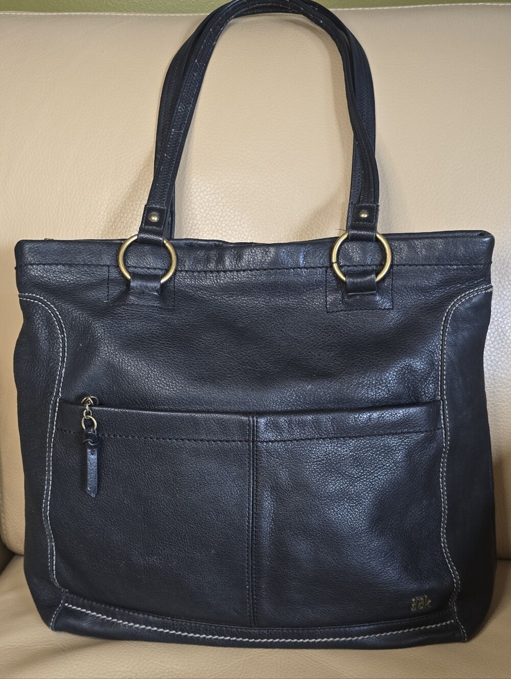 The Sak Iris Large Tote Black Leather